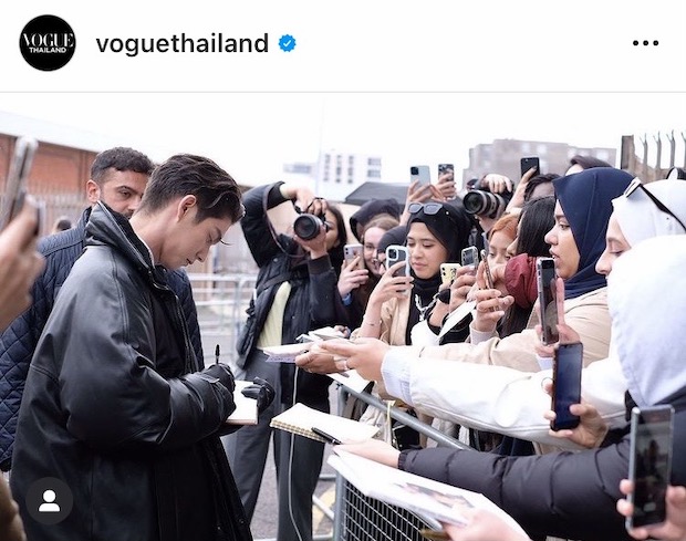 ‘ไบร์ท วชิรวิชญ์’ กระทบไหล่นางเอก Bridgerton 2 ที่ลอนดอนแฟชั่นวีค (มีคลิป) ‘ไบร์ท วชิรวิชญ์’ กระทบไหล่นางเอก Bridgerton 2 ที่ลอนดอนแฟชั่นวีค (มีคลิป)