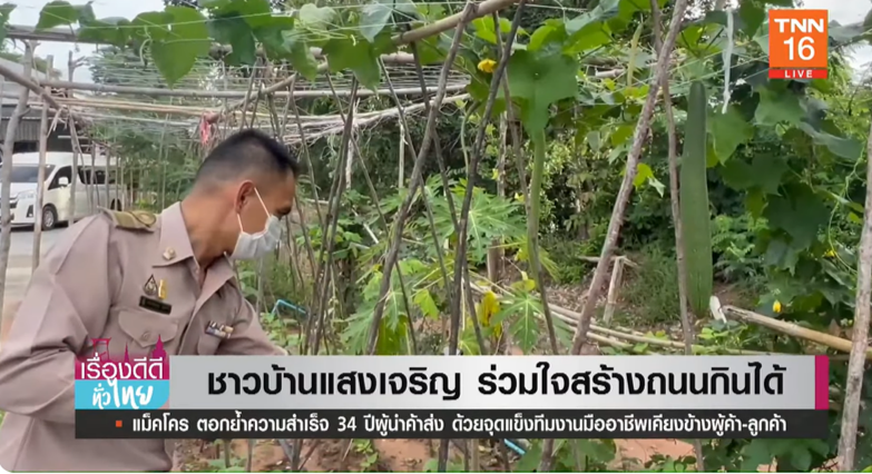 พาไปดู ถนนกินได้ ที่ชาวบ้านแสงเจริญ จ.มหาสารคาม ร่วมใจกันสร้าง