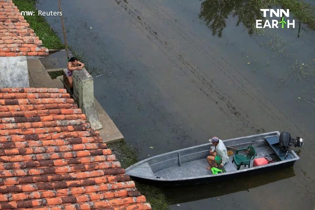 ฝนจาก “ภาวะเอลนีโญ” ทำปารากวัยน้ำท่วมหนัก ฝนจาก “ภาวะเอลนีโญ” ทำปารากวัยน้ำท่วมหนัก