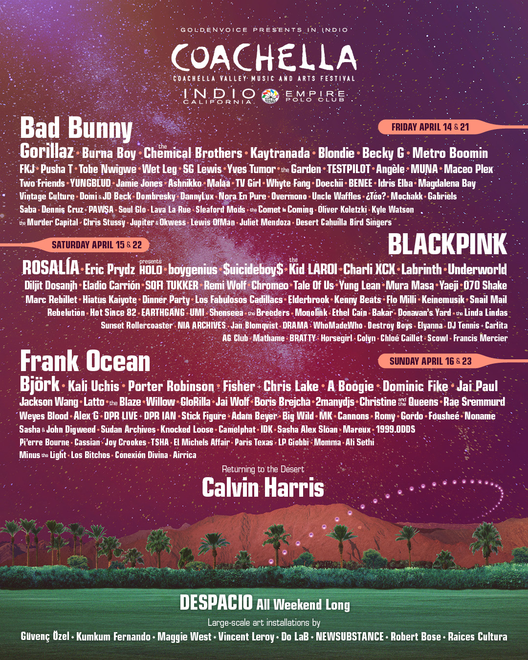 BLACKPINK สร้างประวัติศาสตร์ ขึ้นโชว์บนเวที Coachella 2023 ในฐานะ Headliners 