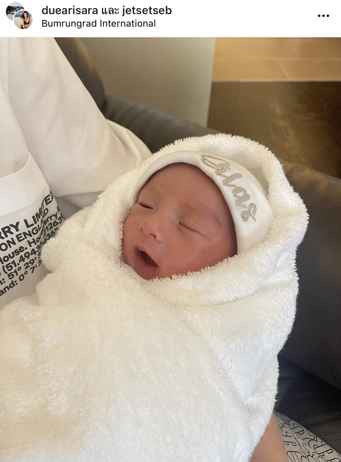 อวดโฉมลูกชายครั้งแรก!! ดิว อริสรา อวดโมเมนต์แรกคลอด น้องไซรัส แอสตร้า ลี 