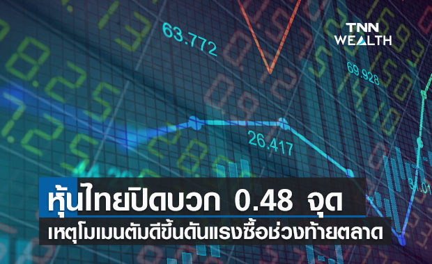 หุ้นไทยปิดบวก 0.48 จุด ได้แรงซื้อช่วงท้ายตลาด-แรงหนุนกลุ่มแบงก์ช่วย หุ้นไทยปิดบวก 0.48 จุด ได้แรงซื้อช่วงท้ายตลาด-แรงหนุนกลุ่มแบงก์ช่วย