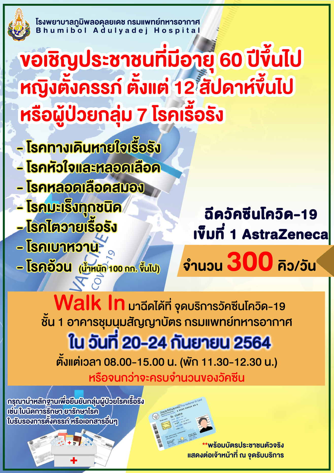 รวมจุดบริการฉีดวัคซีนโควิดแบบ Walk in ไม่ต้องลงทะเบียนเช็กเลยที่นี่!