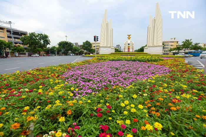 ประดับดอกไม้ เติมสีสันบนถนนประวัติศาสตร์ เฉลิมพระเกียรติในโอกาสพระราชพิธีมหามงคลวันเฉลิมพระชนมพรรษา 2567 ประดับดอกไม้ เติมสีสันบนถนนประวัติศาสตร์ เฉลิมพระเกียรติในโอกาสพระราชพิธีมหามงคลวันเฉลิมพระชนมพรรษา 2567