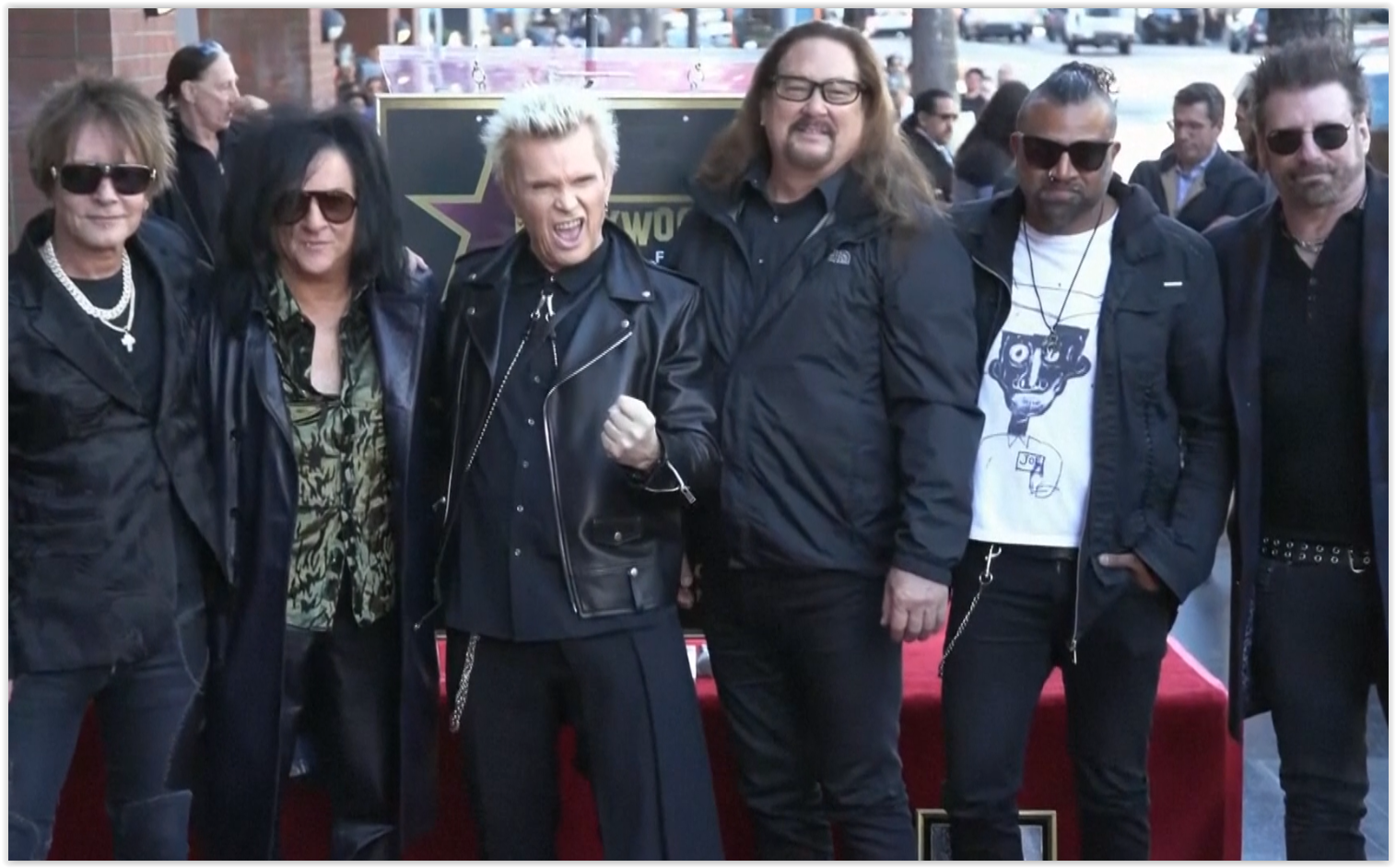“Billy Idol”  ได้รับดวงดาว “Hollywood Walk of Fame”  