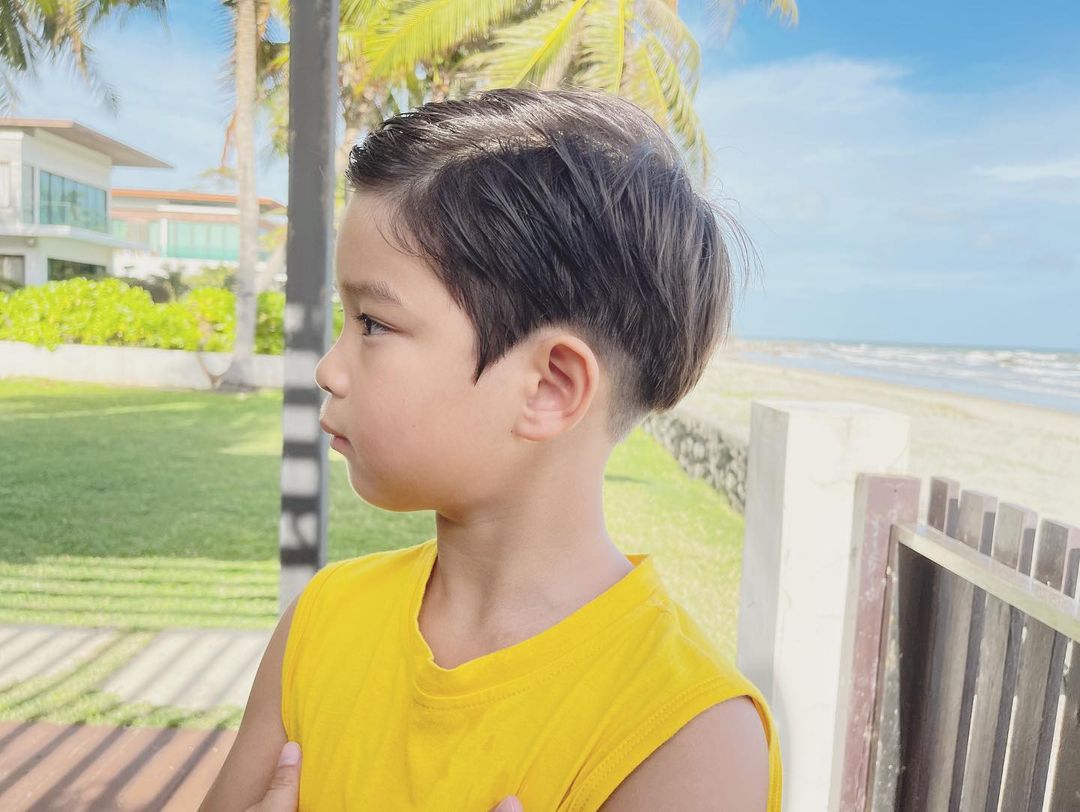 เมย์ มาริษา ตัดผมให้ลูกชาย ทำชาวเน็ตกรี๊ดลั่น!!