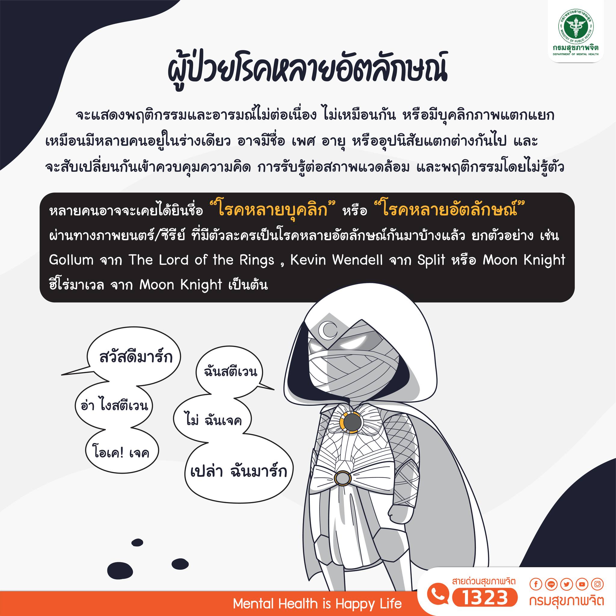 รู้จัก! โรคหลายอัตลักษณ์ เปลี่ยนบุคลิกมากกว่า 1 คน-ยังไม่มีการรักษาเฉพาะ รู้จัก! โรคหลายอัตลักษณ์ เปลี่ยนบุคลิกมากกว่า 1 คน-ยังไม่มีการรักษาเฉพาะ