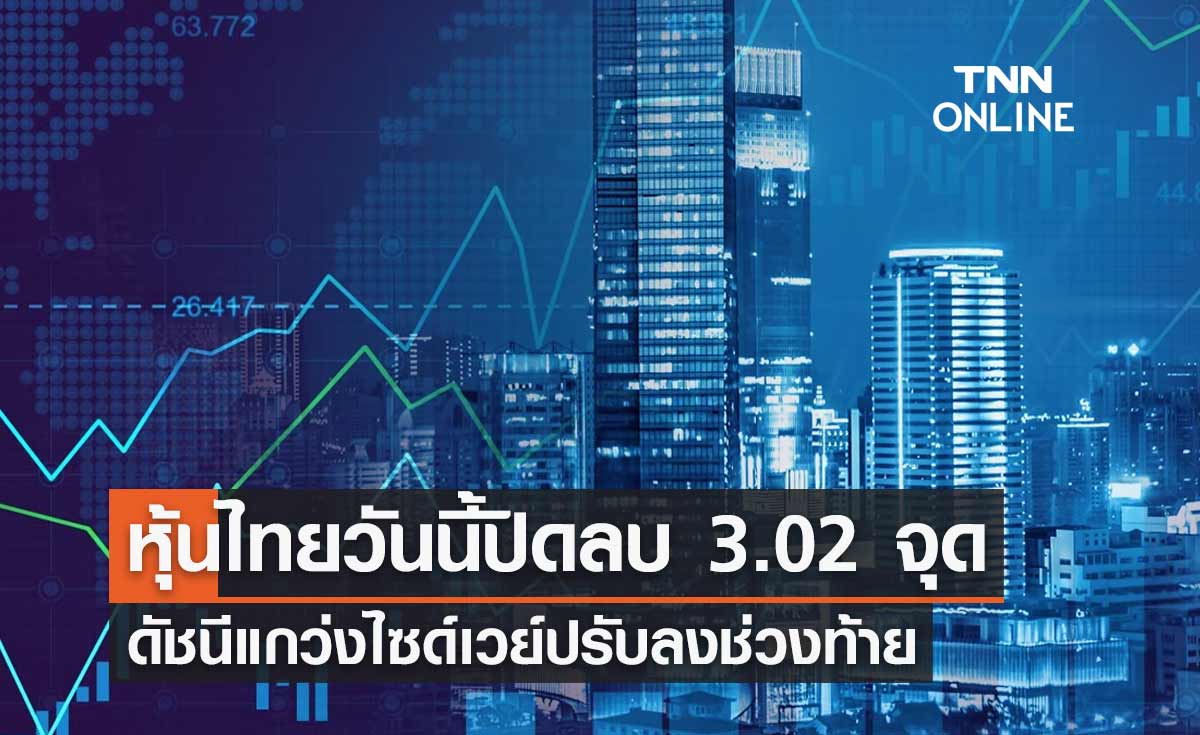 หุ้นไทยวันนี้ 27 ธันวาคม 2566 ปิดลบ 3.02 จุด ดัชนีแกว่งไซด์เวย์ปรับลงช่วงท้าย