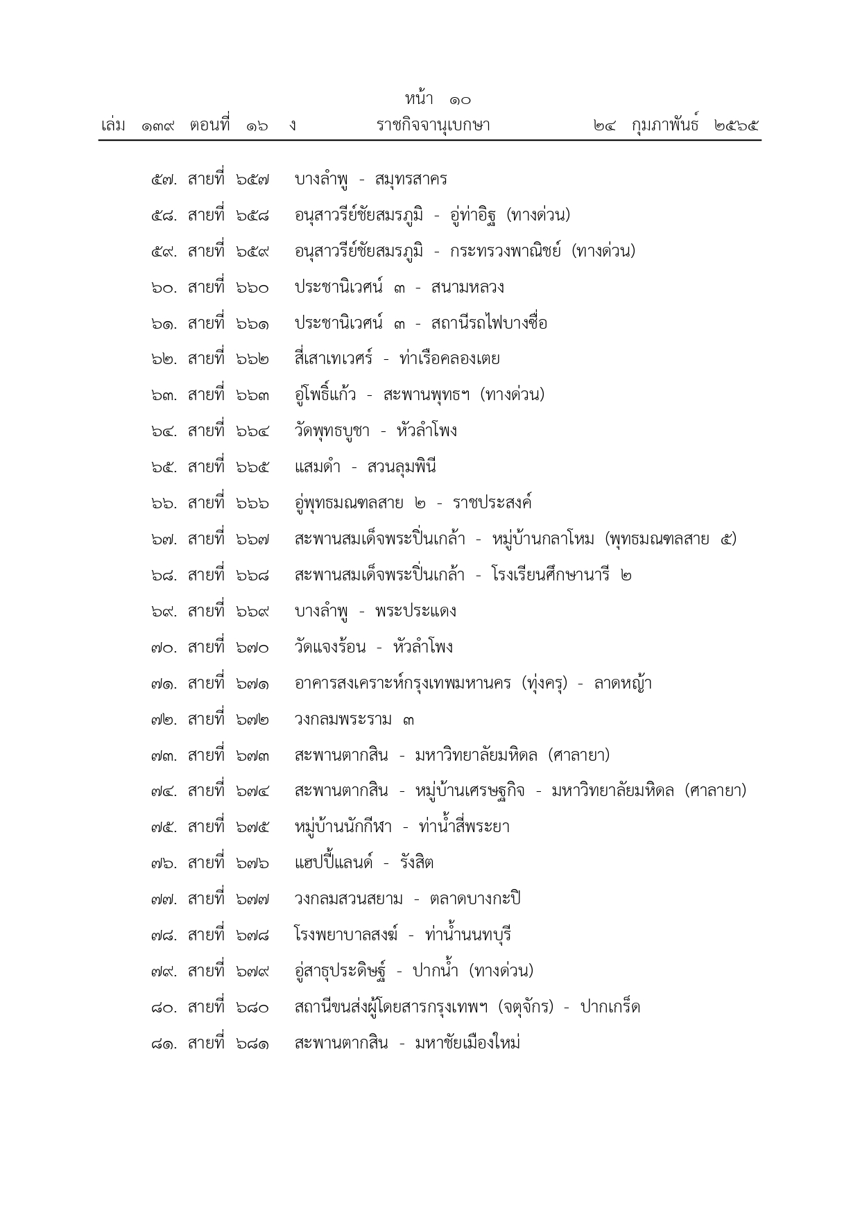ราชกิจจานุเบกษา เผยแพร่ประกาศยกเลิกรถเมล์ จํานวน 342 เส้นทาง ราชกิจจานุเบกษา เผยแพร่ประกาศยกเลิกรถเมล์ จํานวน 342 เส้นทาง