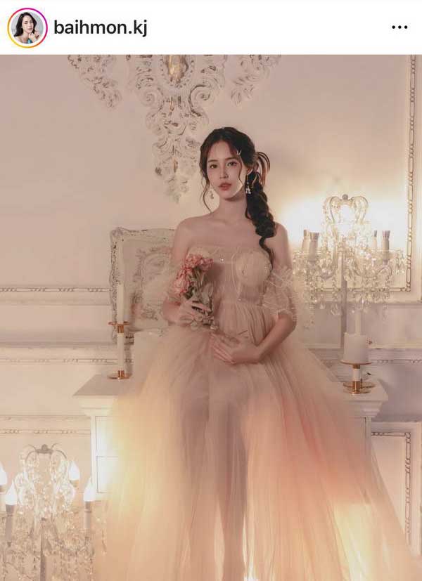 ออร่าคุณแม่จับ ใบหม่อน กิตติยา ถ่ายภาพก่อนคลอด สวยหวานละมุนใจ