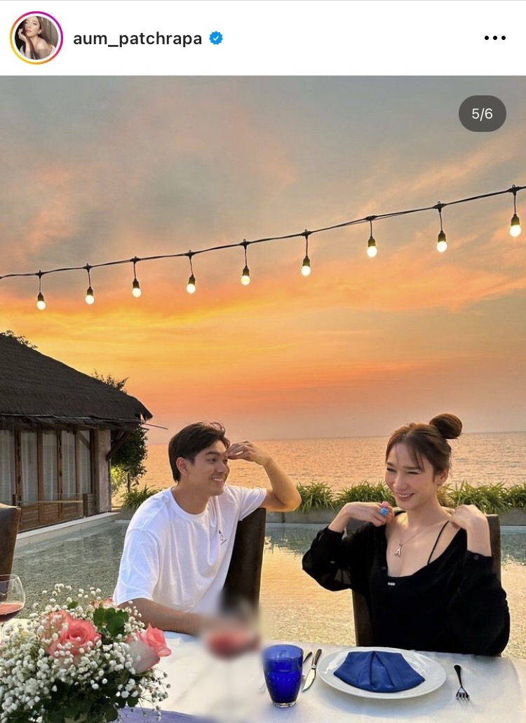  อั้ม-เข้ม มาแรง! สาดซีนหวาน ควงคู่เที่ยวทะเลแบบฟีลแฟน   