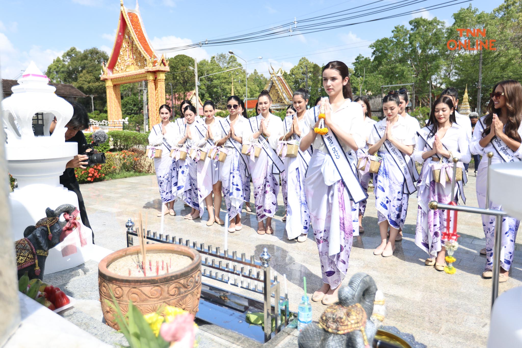 เก็บตัว นางสาวไทย 2566 เข้าวัดทำบุญ-ร่วมล่องแก่งรับหน้าร้อน เก็บตัว นางสาวไทย 2566 เข้าวัดทำบุญ-ร่วมล่องแก่งรับหน้าร้อน