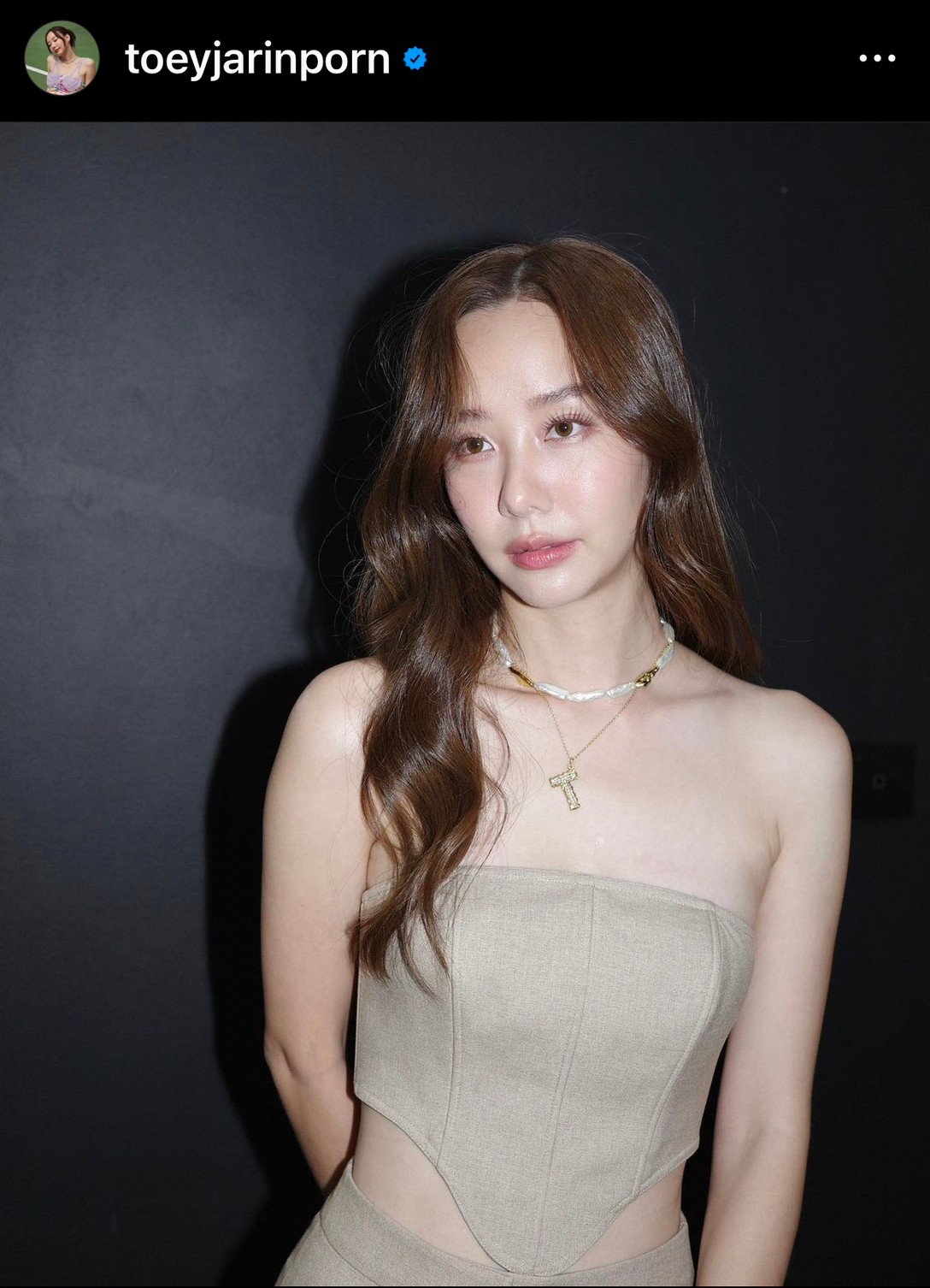 โมเมนต์หายาก! เต้ย จรินทร์พร โพสต์ภาพแฟนหนุ่ม เจโต ในไอจีครั้งแรก