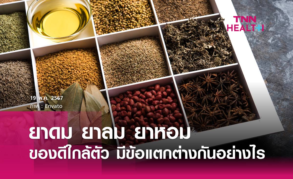 รู้จักข้อดีและข้อแตกต่างระหว่าง ยาดม ยาลม ยาหอม