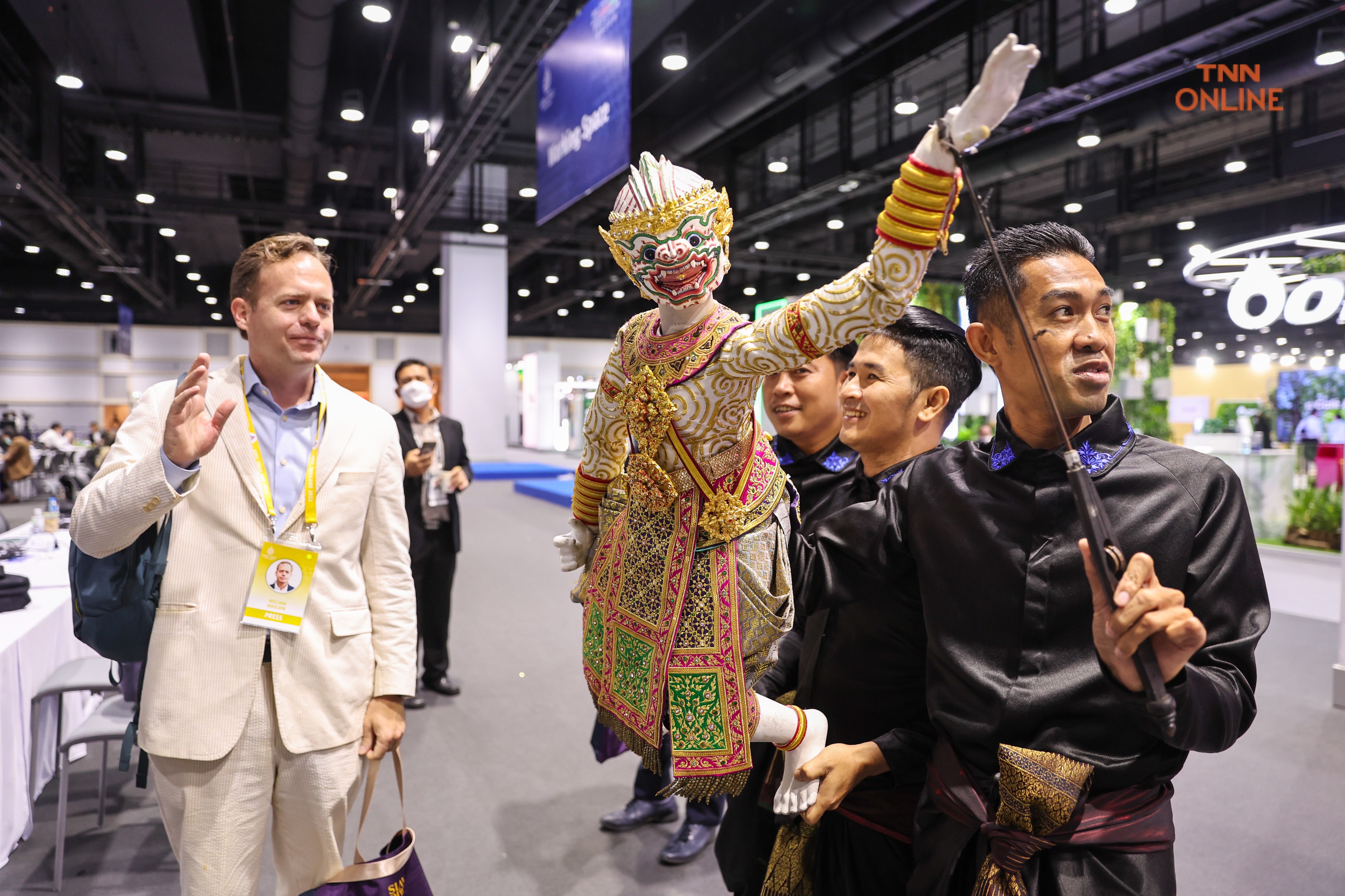 การแสดงชุด “หนุมานจับนางเบญจกาย” โชว์สื่อในงานประชุม APEC 2022 การแสดงชุด “หนุมานจับนางเบญจกาย” โชว์สื่อในงานประชุม APEC 2022
