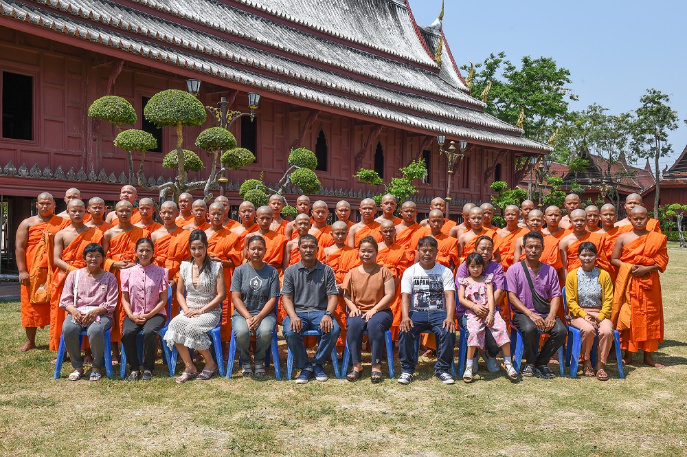 เครือซีพี - มูลนิธิเจริญโภคภัณฑ์พัฒนาชีวิตชนบท จัดบรรพชาสามเณรถวายเป็นพระราชกุศลแด่ สมเด็จพระกนิษฐาธิราชเจ้าฯ