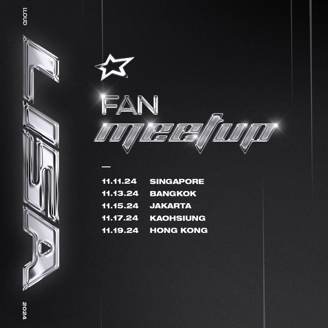 ข่าวดี “ลิซ่า” ประกาศจัด Fan Meetup in Asia 2024 ประเทศไทย 13 พ.ย. นี้ ข่าวดี “ลิซ่า” ประกาศจัด Fan Meetup in Asia 2024 ประเทศไทย 13 พ.ย. นี้