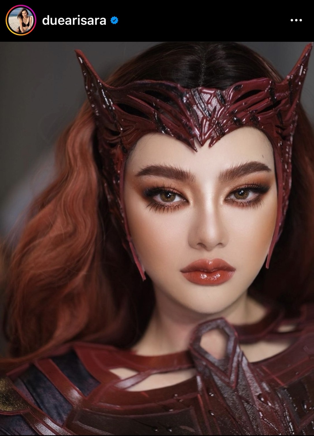 ดิว อริสรา แปลงโฉมเป็น Scarlet Witch รวมงานปาร์ตี้วันเกิด ดิว อริสรา แปลงโฉมเป็น Scarlet Witch รวมงานปาร์ตี้วันเกิด