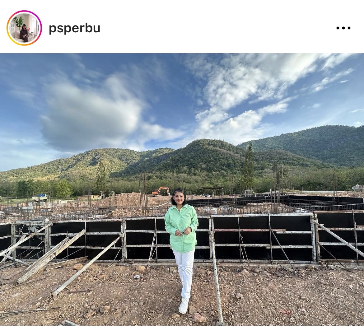 แม่ของ ญาญ่า อวดภาพลูกสาวสร้างบ้านให้ที่เขาใหญ่ 