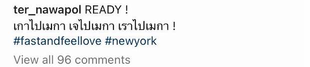 บุกนิวยอร์ก!! ‘ญาญ่า - ณัฏฐ์ - เต๋อ นวพล’ พา FAST & FEEL LOVE ชิงชัยเทศกาลหนังดัง (มีคลิป) บุกนิวยอร์ก!! ‘ญาญ่า - ณัฏฐ์ - เต๋อ นวพล’ พา FAST & FEEL LOVE ชิงชัยเทศกาลหนังดัง (มีคลิป)