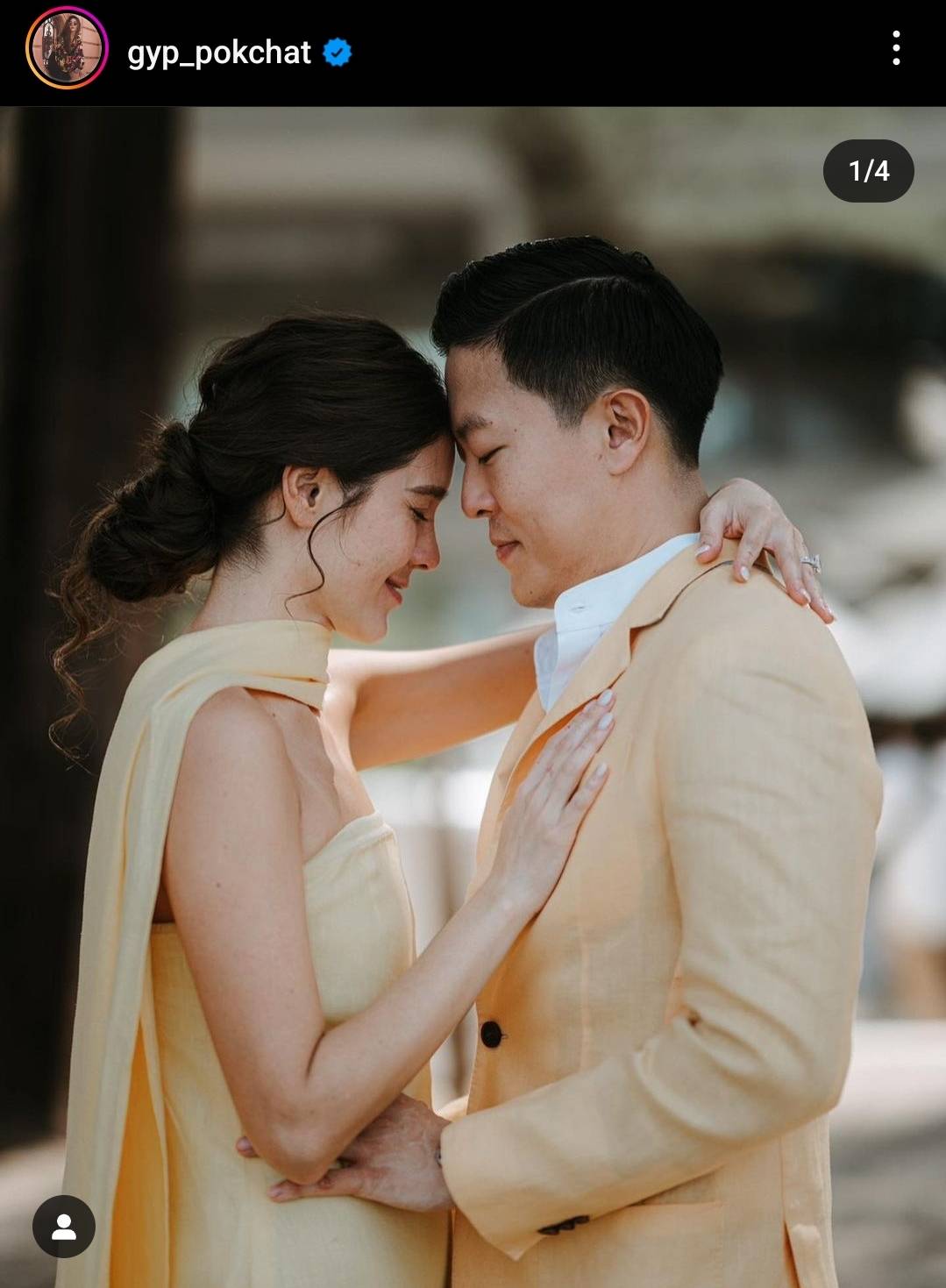 จิ๊ป ปกฉัตร อวดโมเมนต์คู่สามีสุดหวาน ด้วยภาพเซตชุดไทย จิ๊ป ปกฉัตร อวดโมเมนต์คู่สามีสุดหวาน ด้วยภาพเซตชุดไทย