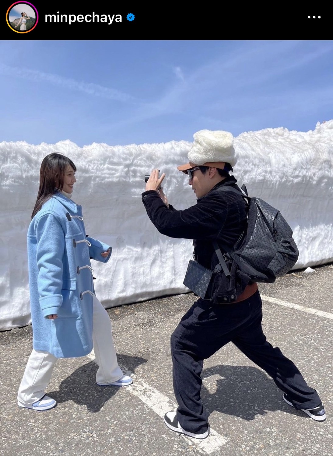 มิน พีชญา ควงตากล้องคนพิเศษ เสิร์ฟช็อตหวานกลางหิมะ!! มิน พีชญา ควงตากล้องคนพิเศษ เสิร์ฟช็อตหวานกลางหิมะ!!