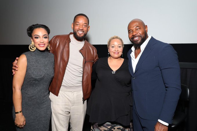 Will Smith ออกงานเปิดตัวหนังเรื่องแรกหลังข่าวตบบนเวทีออสการ์ Will Smith ออกงานเปิดตัวหนังเรื่องแรกหลังข่าวตบบนเวทีออสการ์