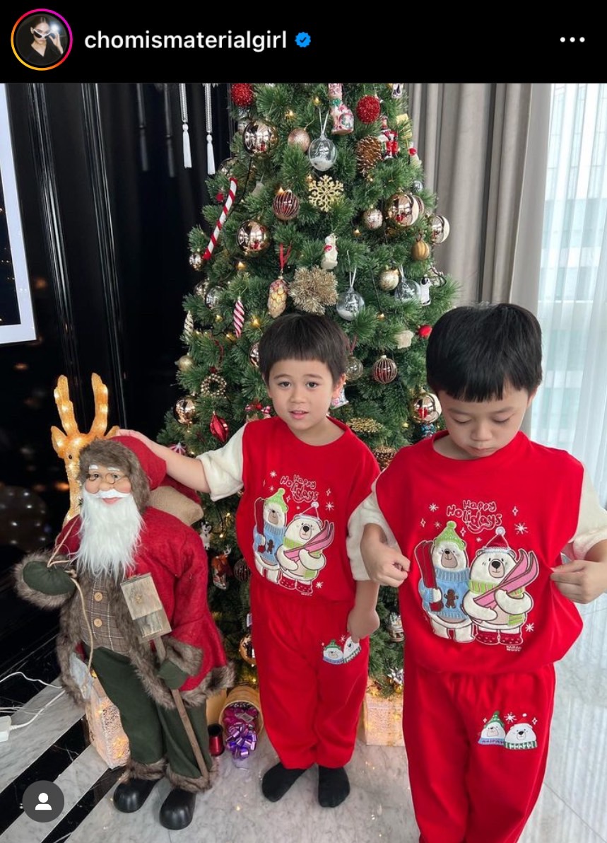 ชมพู่ อารยา เผยภาพ สายฟ้า-พายุ-แอบิเกล ฉลองคริสต์มาสล่วงหน้า ชมพู่ อารยา เผยภาพ สายฟ้า-พายุ-แอบิเกล ฉลองคริสต์มาสล่วงหน้า