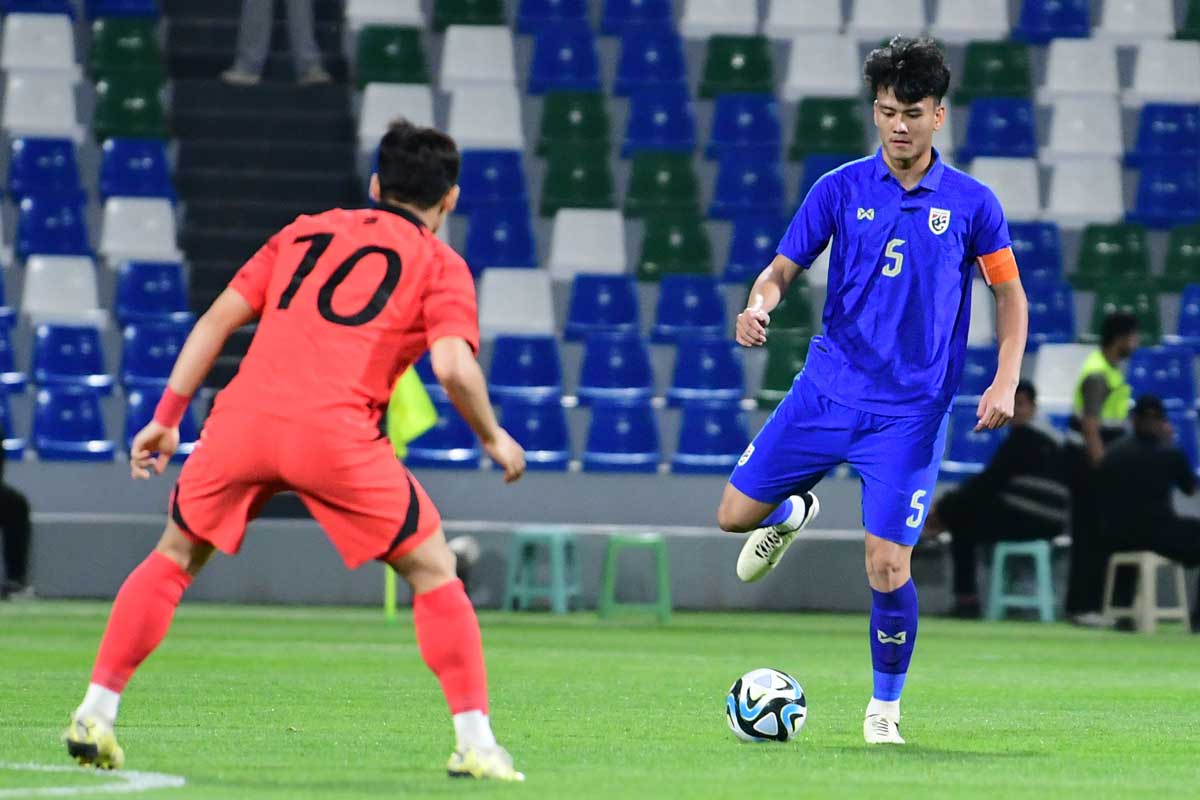 ช้างศึก U23 พ่าย เกาหลีใต้ ในศึก WAFF U23 Championship - Saudi 2024 นัดแรก