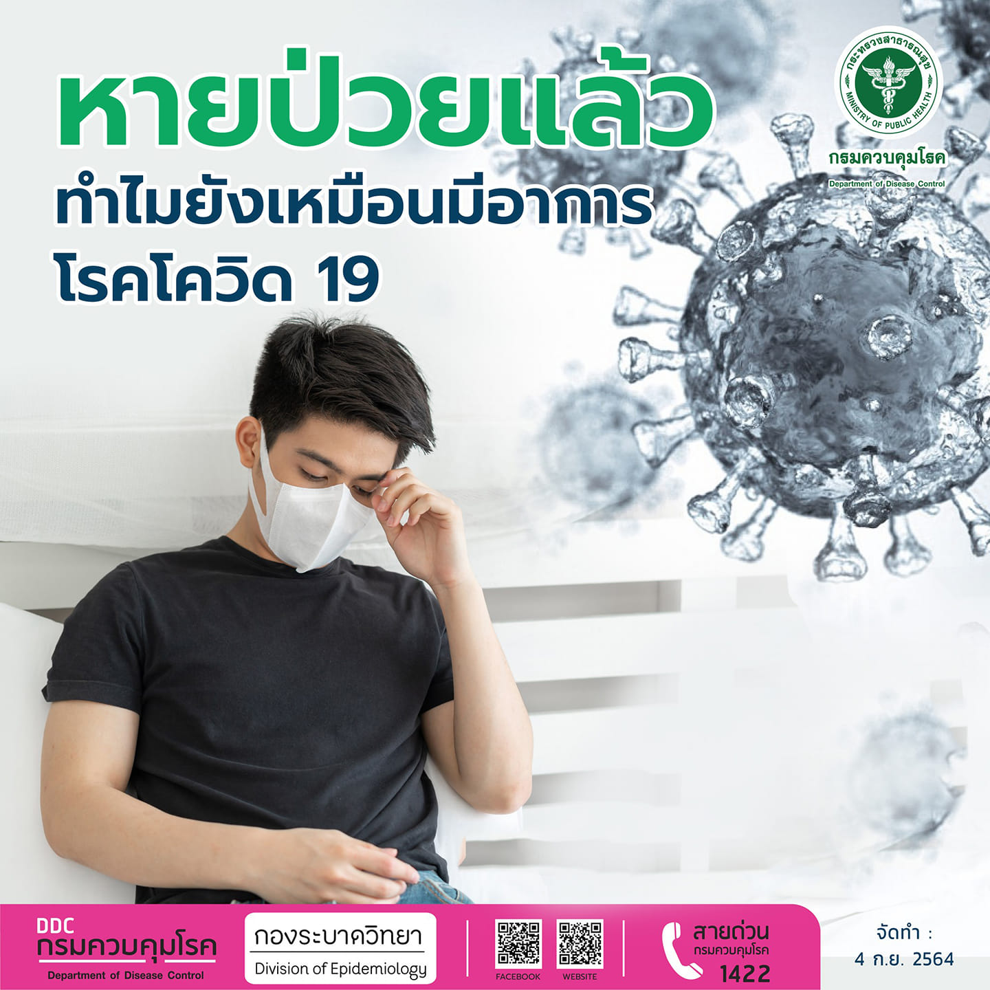 หายป่วยแล้วแต่สงสัยจะเป็น ‘ลองโควิด’ ควรโทรปรึกษาใครดี? หายป่วยแล้วแต่สงสัยจะเป็น ‘ลองโควิด’ ควรโทรปรึกษาใครดี?