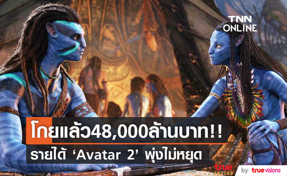 โกยแล้ว48,000ล้านบาท!! 'Avatar 2' ฉาย 3 สุดสัปดาห์รายได้พุ่งไม่หยุด