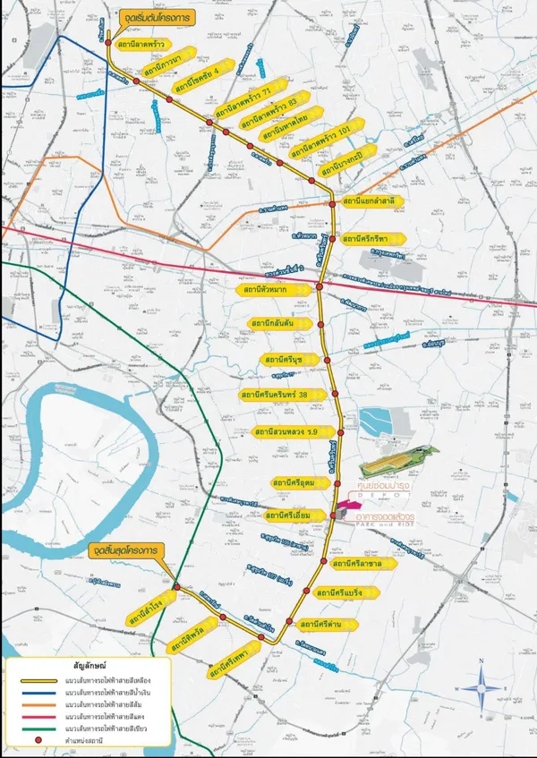 นั่งฟรี! รถไฟฟ้าสายสีเหลือง เริ่ม 3 มิ.ย.นี้ ผ่านสถานีไหนบ้าง-เริ่มกี่โมงเช็กเลย
