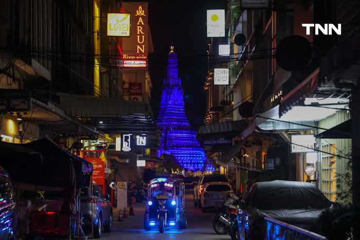 เนรมิตพระปรางค์วัดอรุณฯ เป็นสีฟ้า ระลึกถึงวันเด็กสากล ย้ำจุดยืนในการสร้างสิทธิและอนาคตของเด็ก