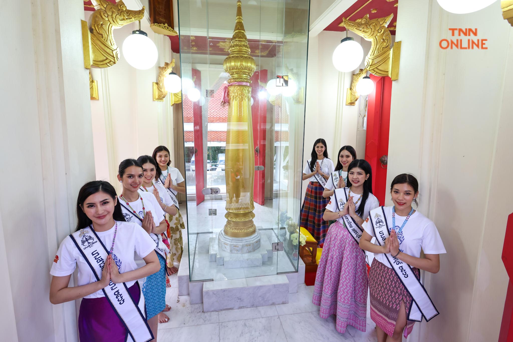 น่ารักสมวัยนางสาวไทย 2566 สักการะศาลหลักเมืองพัทลุงเสริมสิริมงคลกิจกรรมเก็บตัววันแรก น่ารักสมวัยนางสาวไทย 2566 สักการะศาลหลักเมืองพัทลุงเสริมสิริมงคลกิจกรรมเก็บตัววันแรก