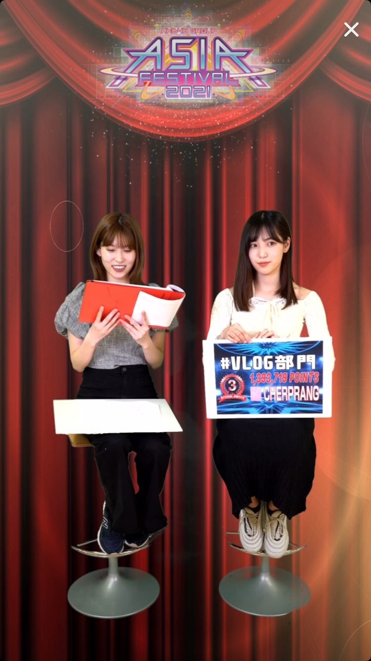 กัปตัน เฌอปราง BNK48 กวาดรางวัลไอดอลสาย Vlog ของ AKB48                                   