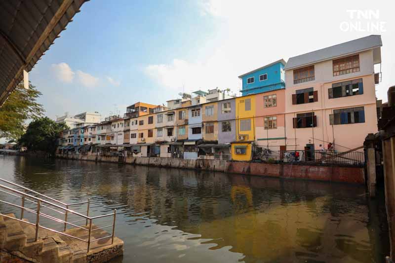 ปรับโฉมย่านบางลำพู แต้มสี เติมความสดใสริมคลองบางลำพู ปรับโฉมย่านบางลำพู แต้มสี เติมความสดใสริมคลองบางลำพู