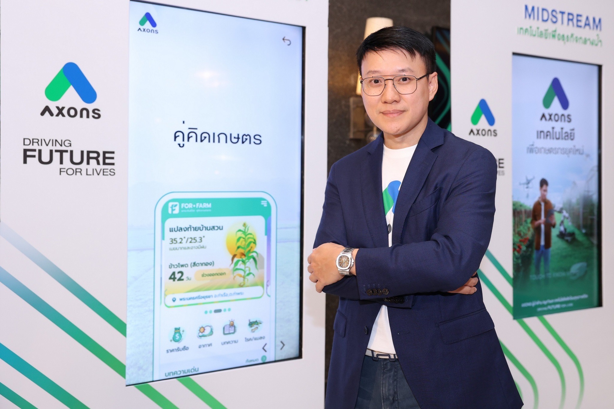AXONS ผู้นำโซลูชั่น AgriTech ครบวงจร เบื้องหลัง 'ครัวของโลก' AXONS ผู้นำโซลูชั่น AgriTech ครบวงจร เบื้องหลัง 'ครัวของโลก'