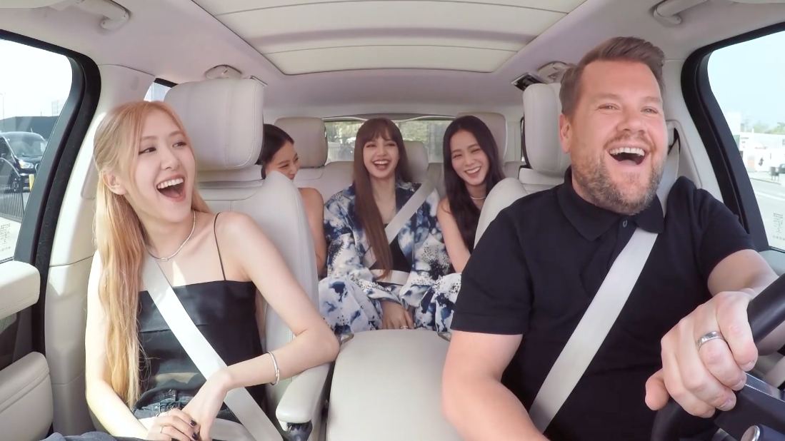 เฮฮาไม่ไหว!! BLACKPINK ปรากฎตัวใน Carpool Karaoke ดวล James Corden