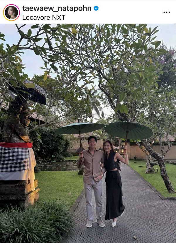 แต้ว ณฐพร ควง ไฮโซประณัย ทัวร์บาหลีสุดสวีท ทริปนี้เหมือนซ้อมฮันนีมูน แต้ว ณฐพร ควง ไฮโซประณัย ทัวร์บาหลีสุดสวีท ทริปนี้เหมือนซ้อมฮันนีมูน