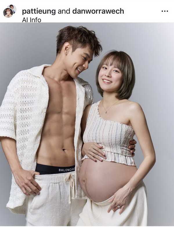 แดน-แพทตี้ ถ่ายภาพอวดหน้าท้องก่อนวันคลอด ทำแฟนคลับเลือกโฟกัสไม่ถูกเลย แดน-แพทตี้ ถ่ายภาพอวดหน้าท้องก่อนวันคลอด ทำแฟนคลับเลือกโฟกัสไม่ถูกเลย