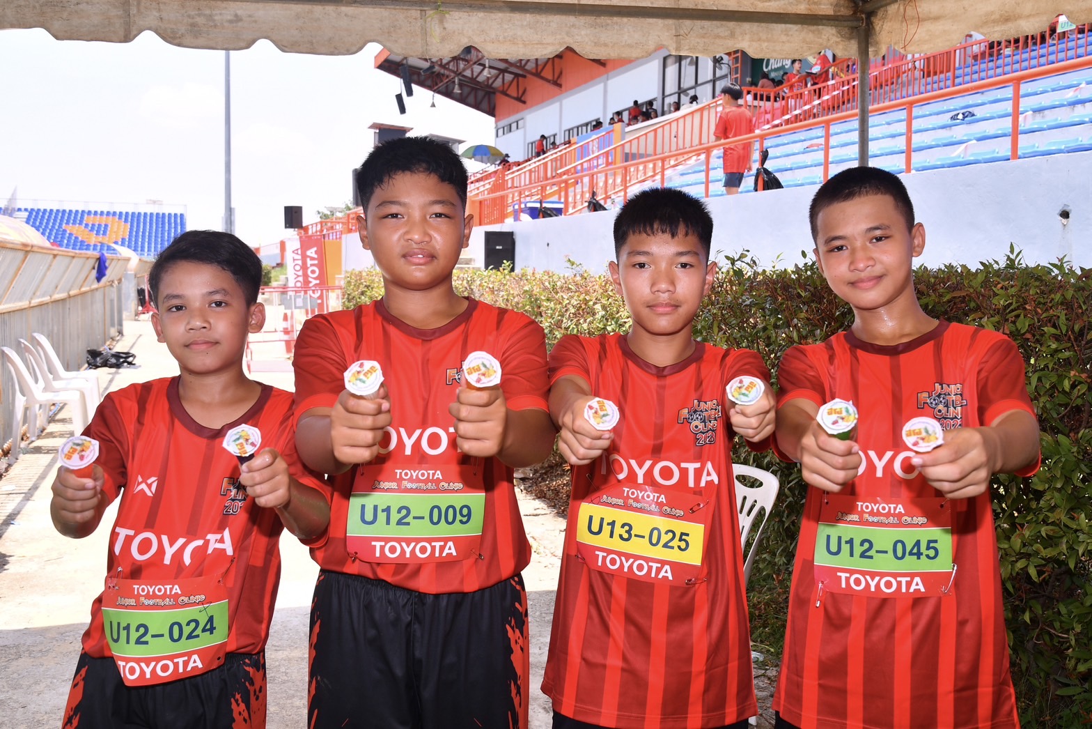 'โตโยต้าจูเนียร์ฟุตบอลคลินิก' สนาม4 บุกสุโขทัยได้เยาวชนฝีเท้าดีเพิ่มเติม 'โตโยต้าจูเนียร์ฟุตบอลคลินิก' สนาม4 บุกสุโขทัยได้เยาวชนฝีเท้าดีเพิ่มเติม
