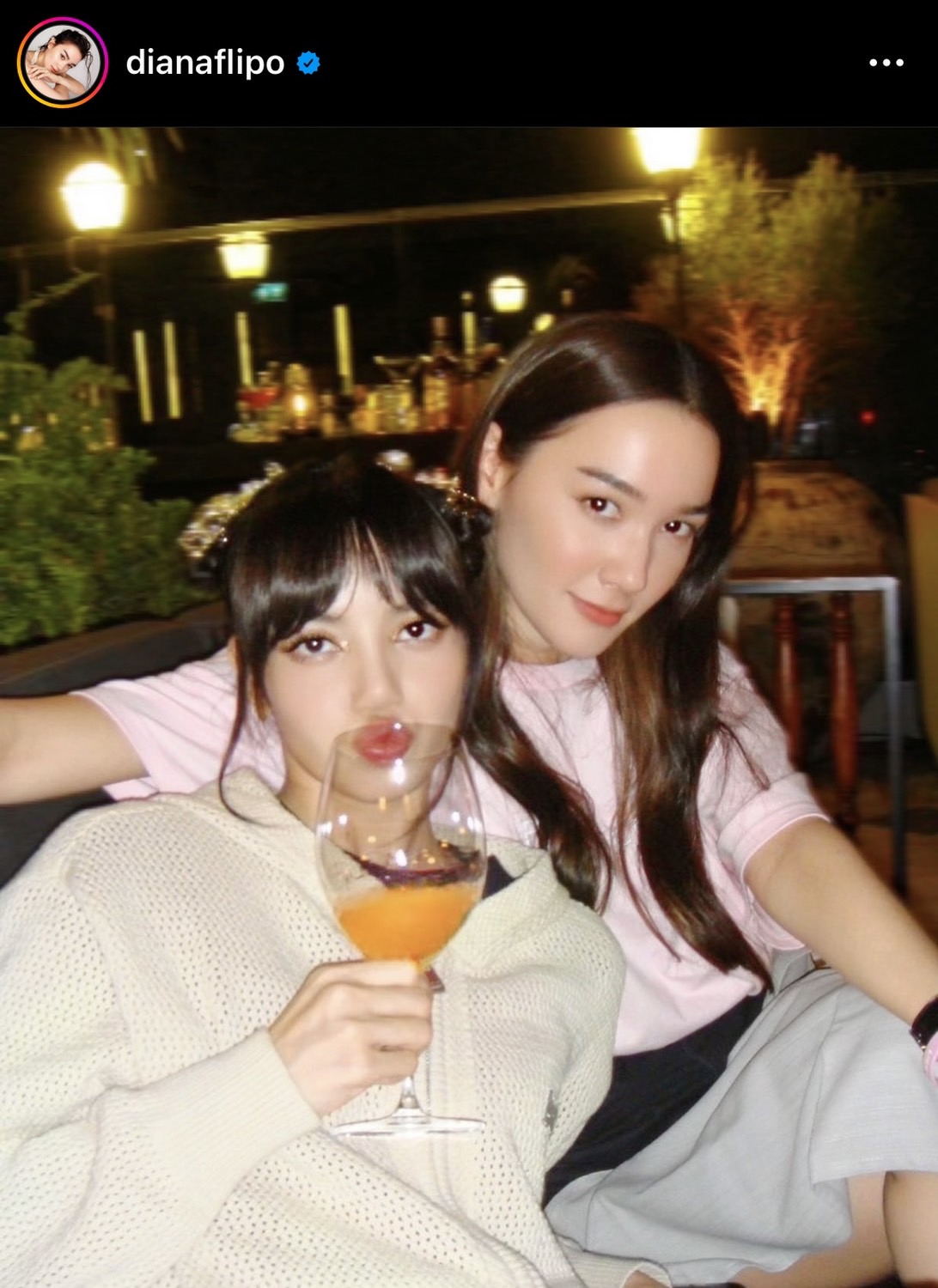 ประเดิมกล้องใหม่ เดียร์น่า ฟลีโป ลงภาพสุดคิวต์กับ ลิซ่า ประเดิมกล้องใหม่ เดียร์น่า ฟลีโป ลงภาพสุดคิวต์กับ ลิซ่า