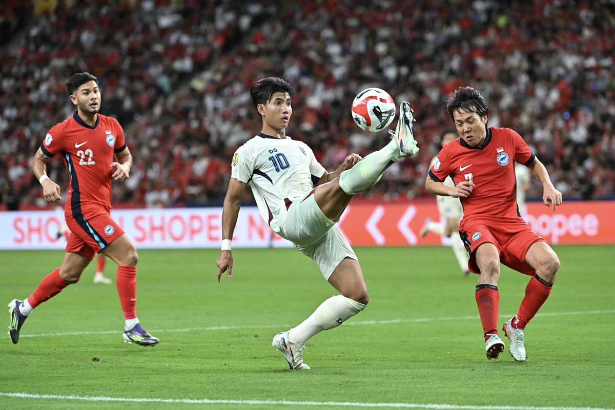 ผลบอล อาเซียน คัพ 2024: ช้างศึก พลิกแซงชนะ สิงคโปร์ 4-2 ผลบอล อาเซียน คัพ 2024: ช้างศึก พลิกแซงชนะ สิงคโปร์ 4-2