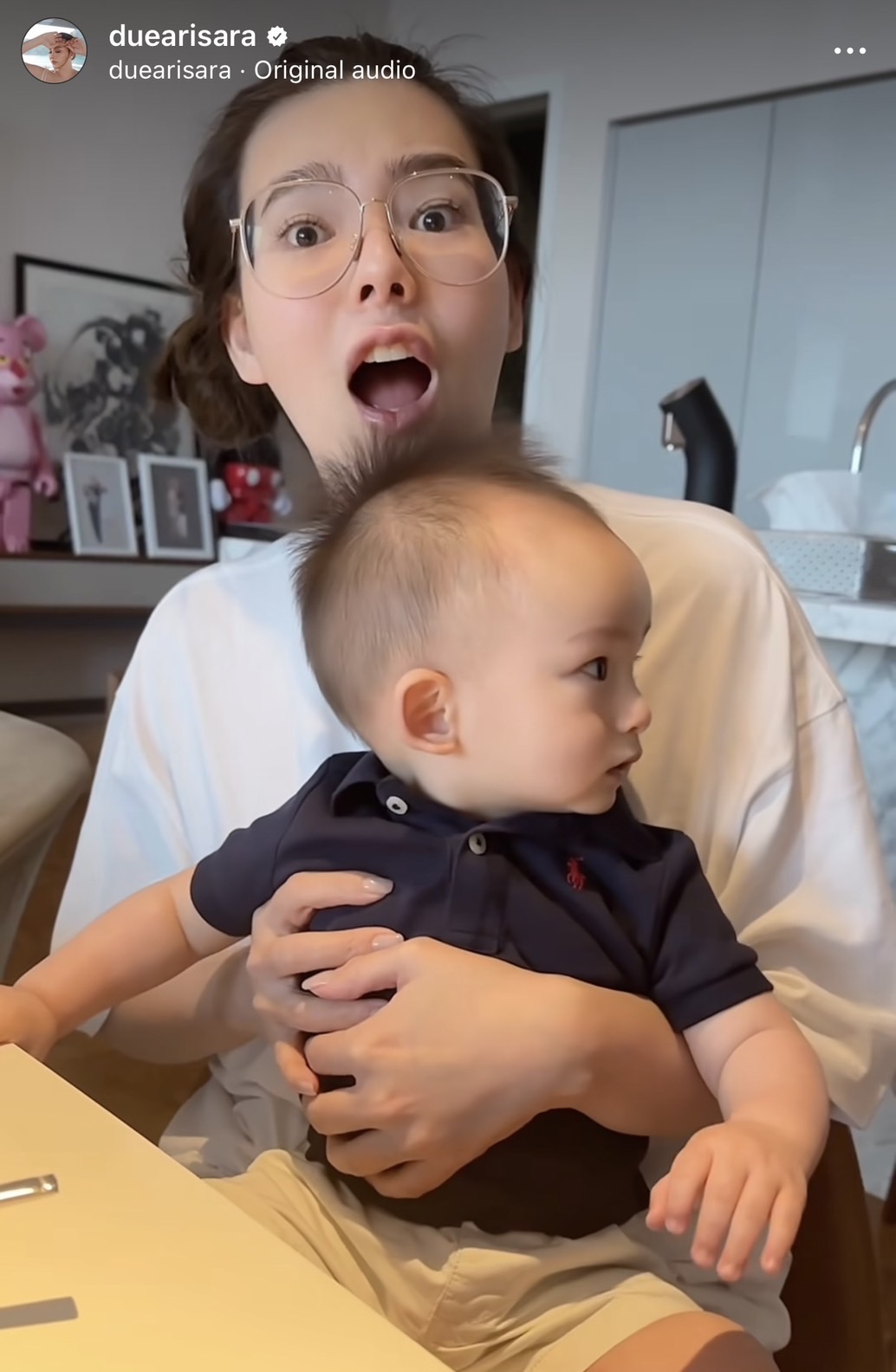 ดิว อริสรา ช็อก!! น้องไซลาส อายุเพิ่งจะ 9 เดือน แต่พูดได้ถึงขนาดนี้!? ดิว อริสรา ช็อก!! น้องไซลาส อายุเพิ่งจะ 9 เดือน แต่พูดได้ถึงขนาดนี้!?