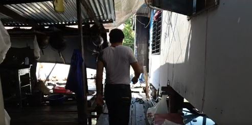 บ้านพัง!! บิณฑ์ บรรลือฤทธิ์ เจออุบัติเหตุพื้นไม้หัก ตกน้ำ สูงประมาณ 2 เมตร