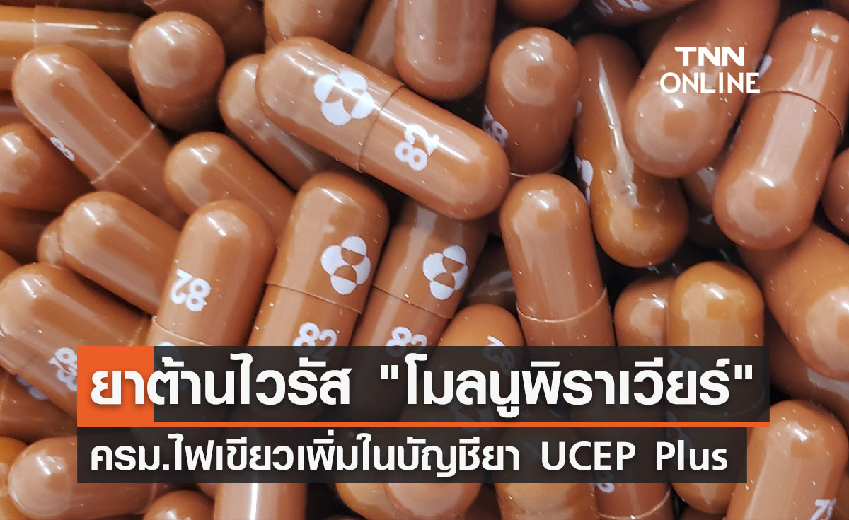 ครม.ไฟเขียวเพิ่มรายการยาต้านไวรัส "โมลนูพิราเวียร์" ในบัญชียา UCEP Plus