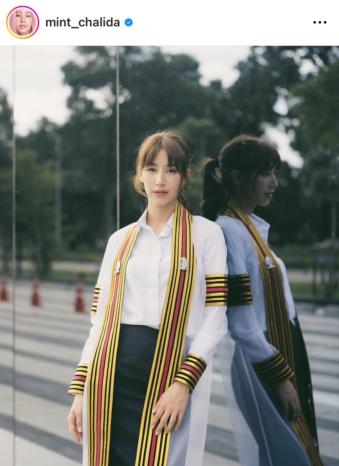 ชาวเน็ตแห่ยินดี! มิ้นต์ ชาลิดา เรียนจบปริญญาโทแล้ว 