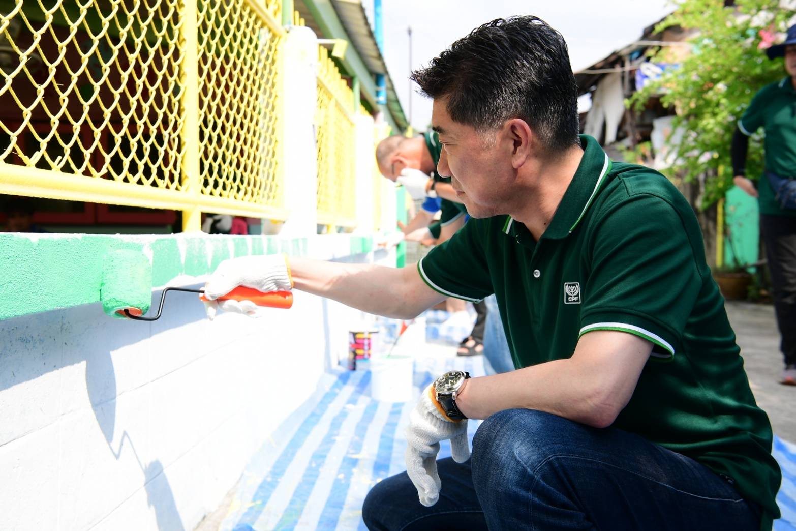 พนักงานจิตอาสา CPF  ส่งมอบน้ำใจและกำลังใจให้ครูเชาว์ เติมเต็มสิ่งดีๆ เพื่อสังคม