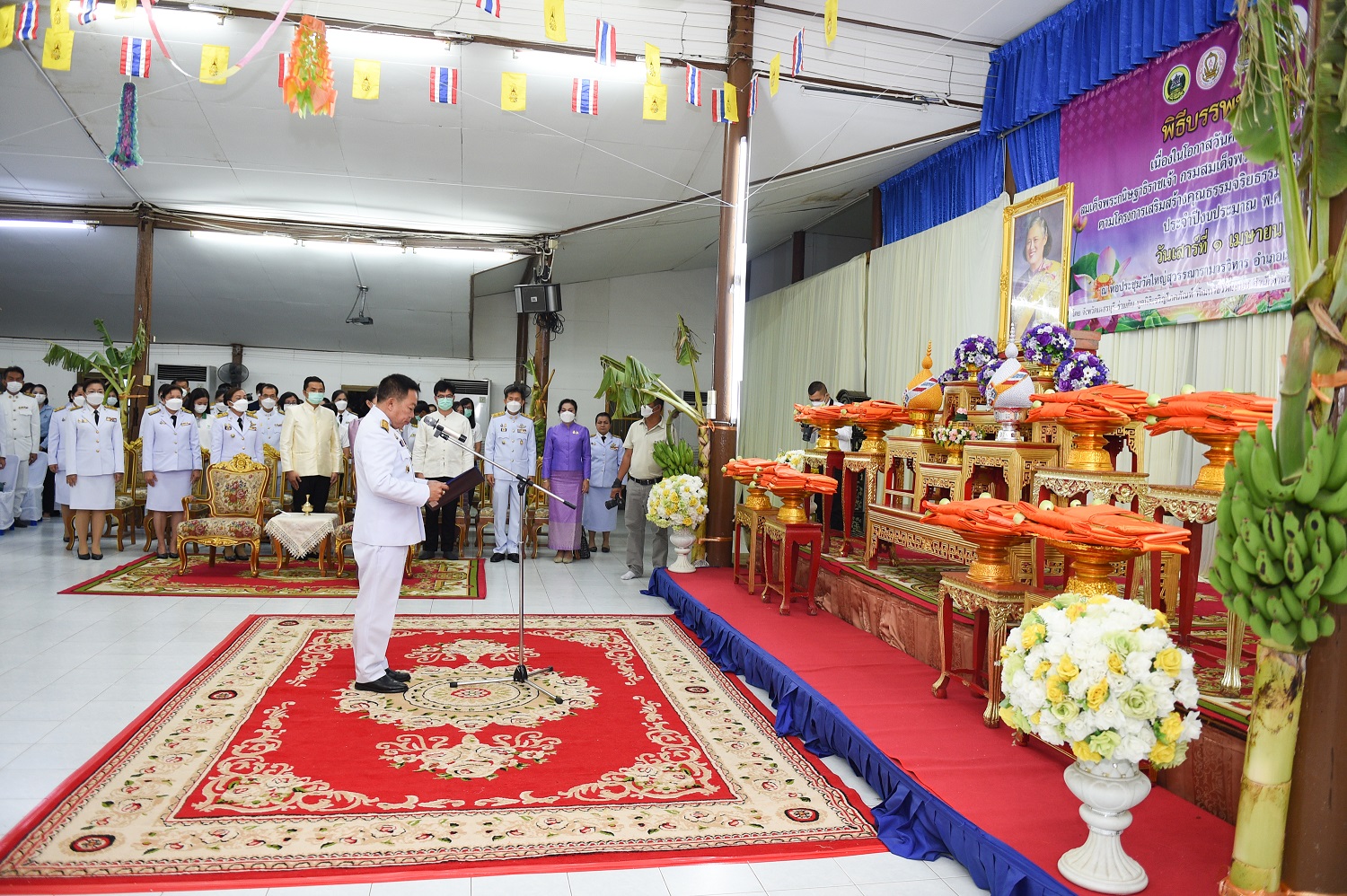 เครือซีพี - มูลนิธิเจริญโภคภัณฑ์พัฒนาชีวิตชนบท จัดบรรพชาสามเณรถวายเป็นพระราชกุศลแด่ สมเด็จพระกนิษฐาธิราชเจ้าฯ