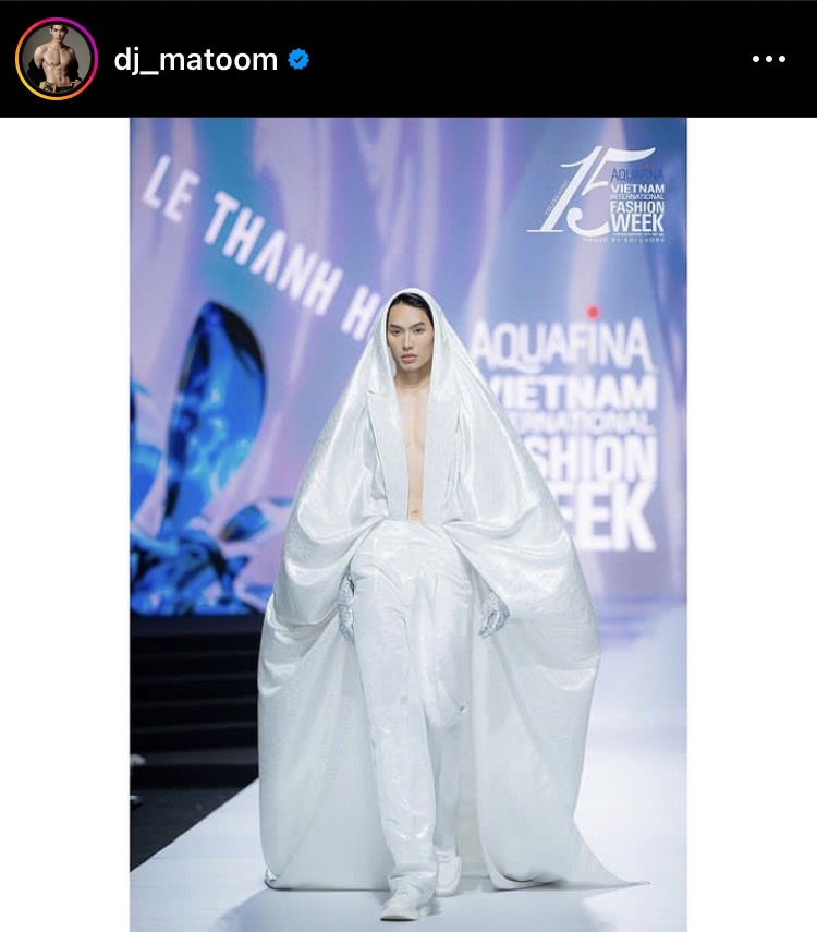เส้นทางครั้งใหม่ของ มะตูม เตชินท์ ร่วมเดินแบบเปิดงานแฟชั่นวีคที่เวียดนาม